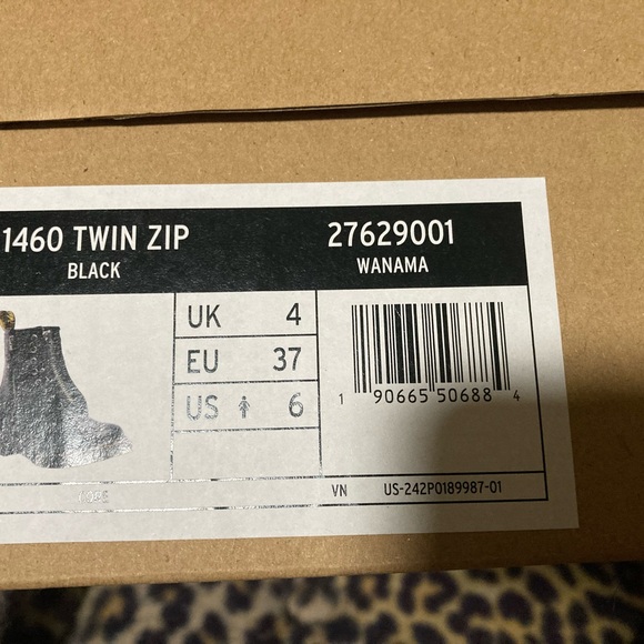 Dr Martens 1460 Double Zip leather lace or zip boots 6 - Picture 9 of 9